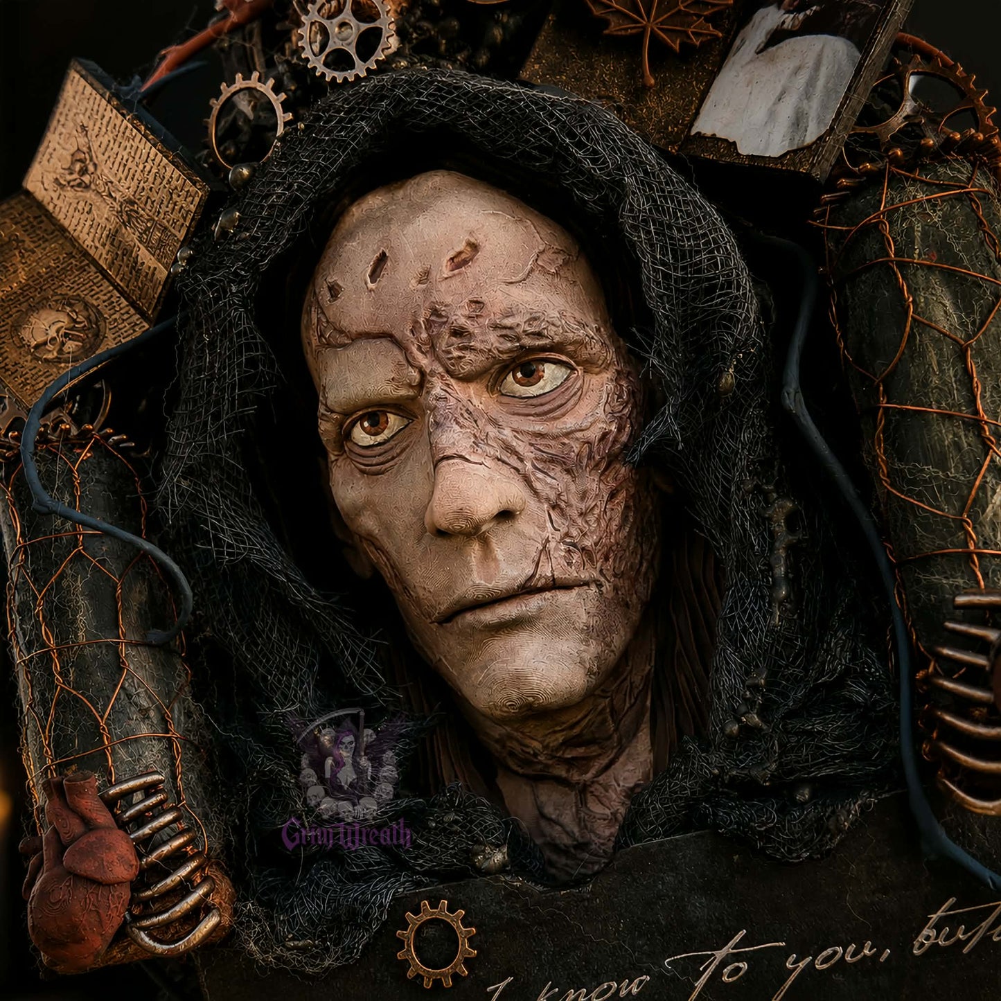 Frankenstein's Monster Mini Wreath