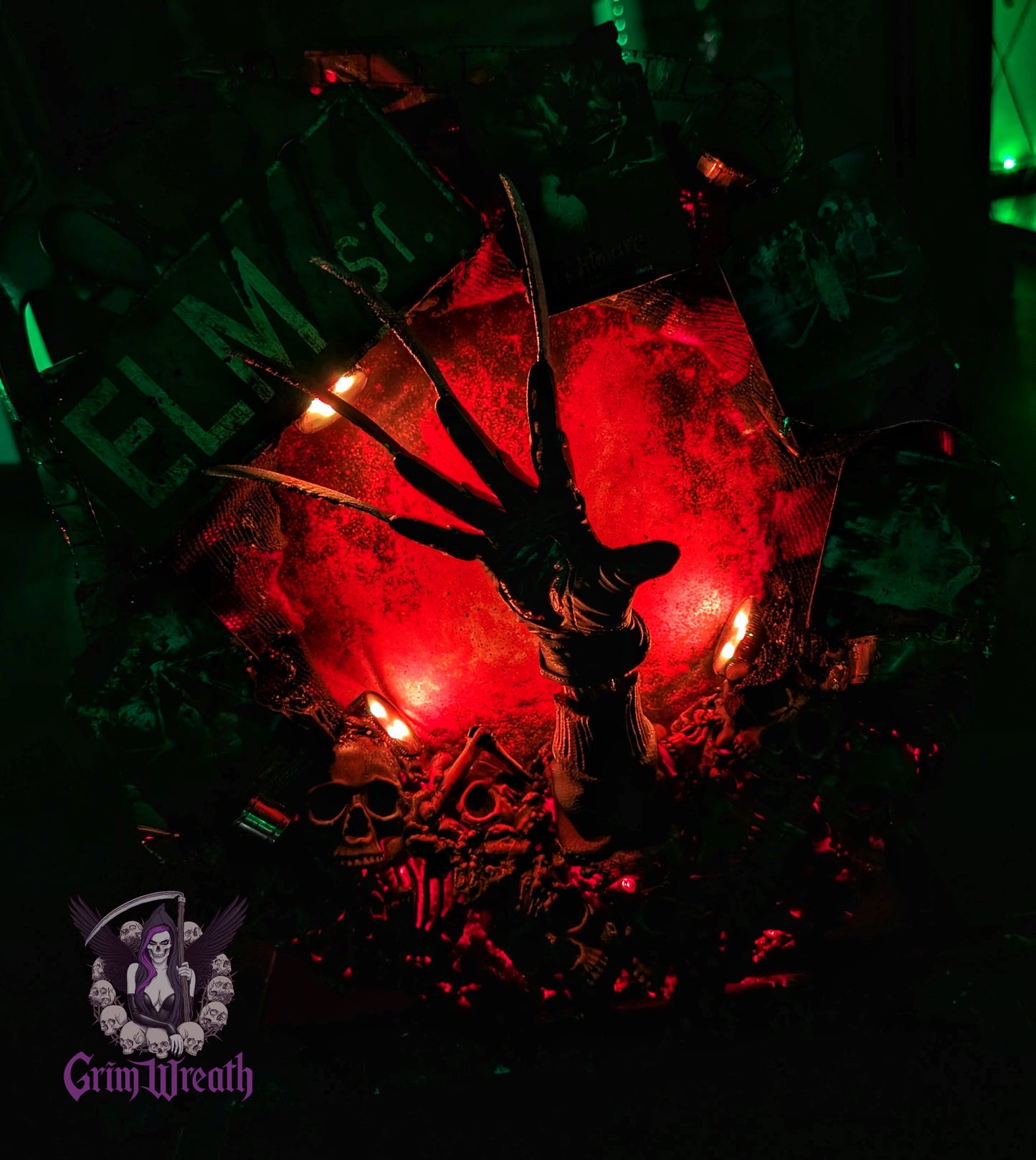 Embers of Elm Street Wreath