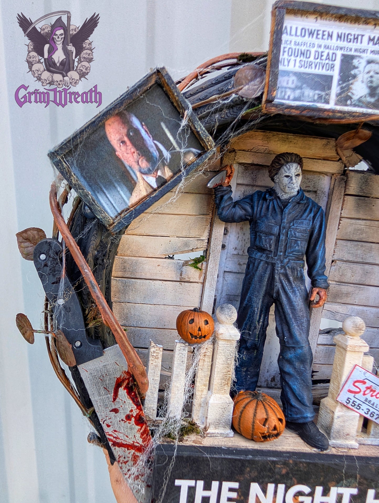 Horror in Haddonfield Mini Wreath