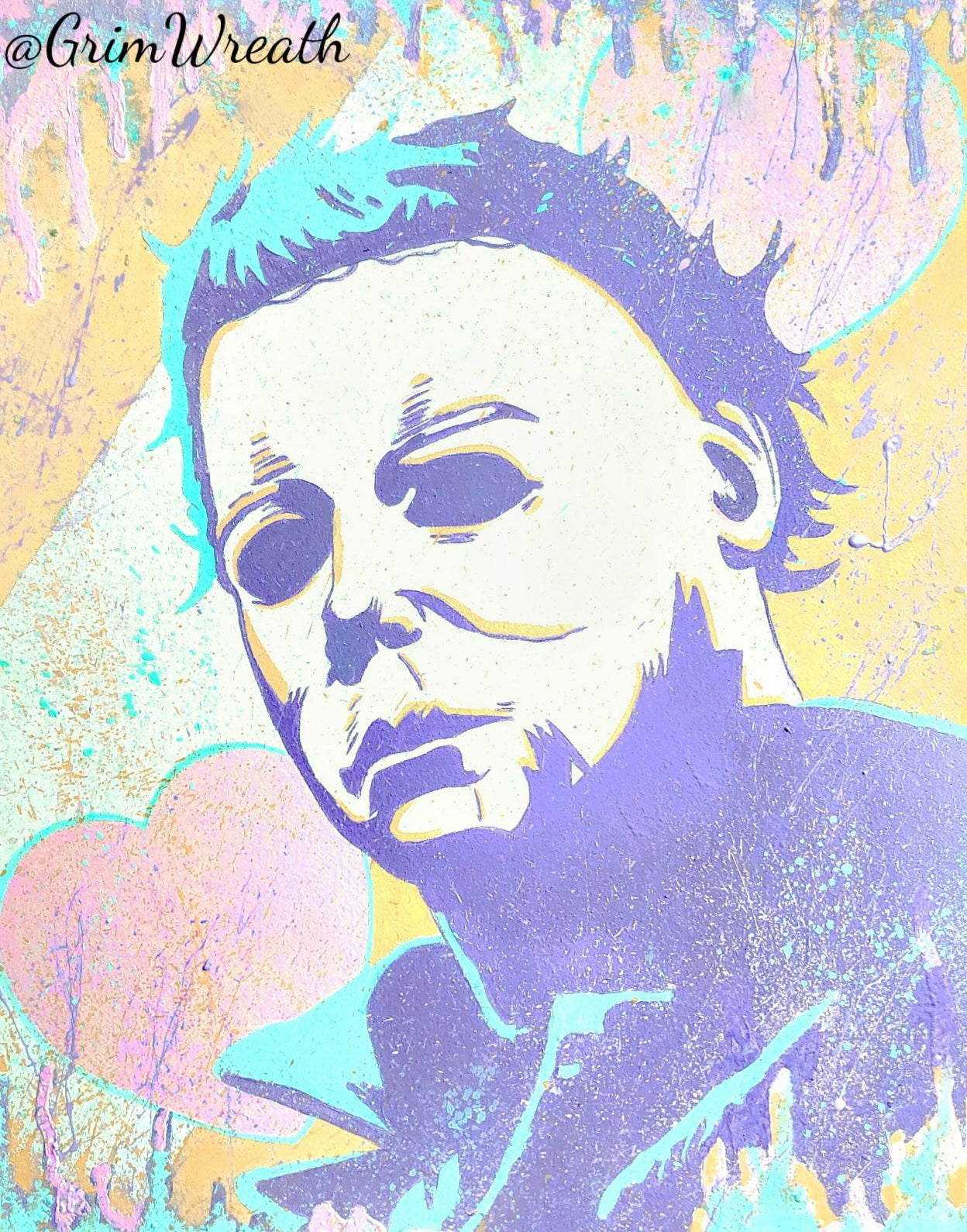 Horror Pastel Print