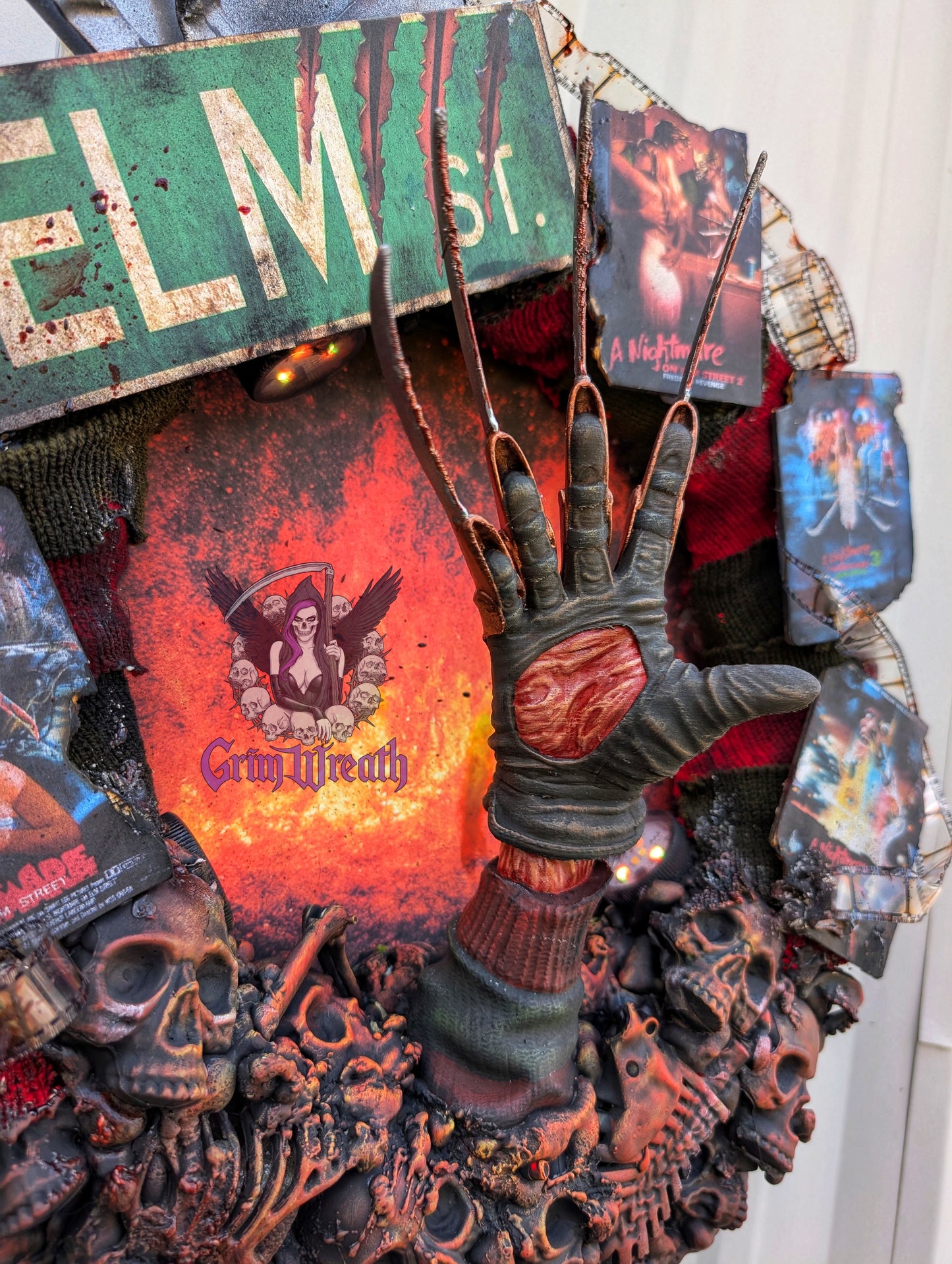 Embers of Elm Street Wreath