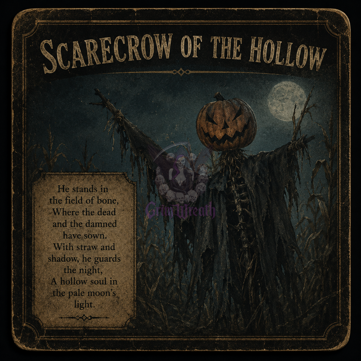 Scarecrow of the Hollow Ornament + Collector's Card