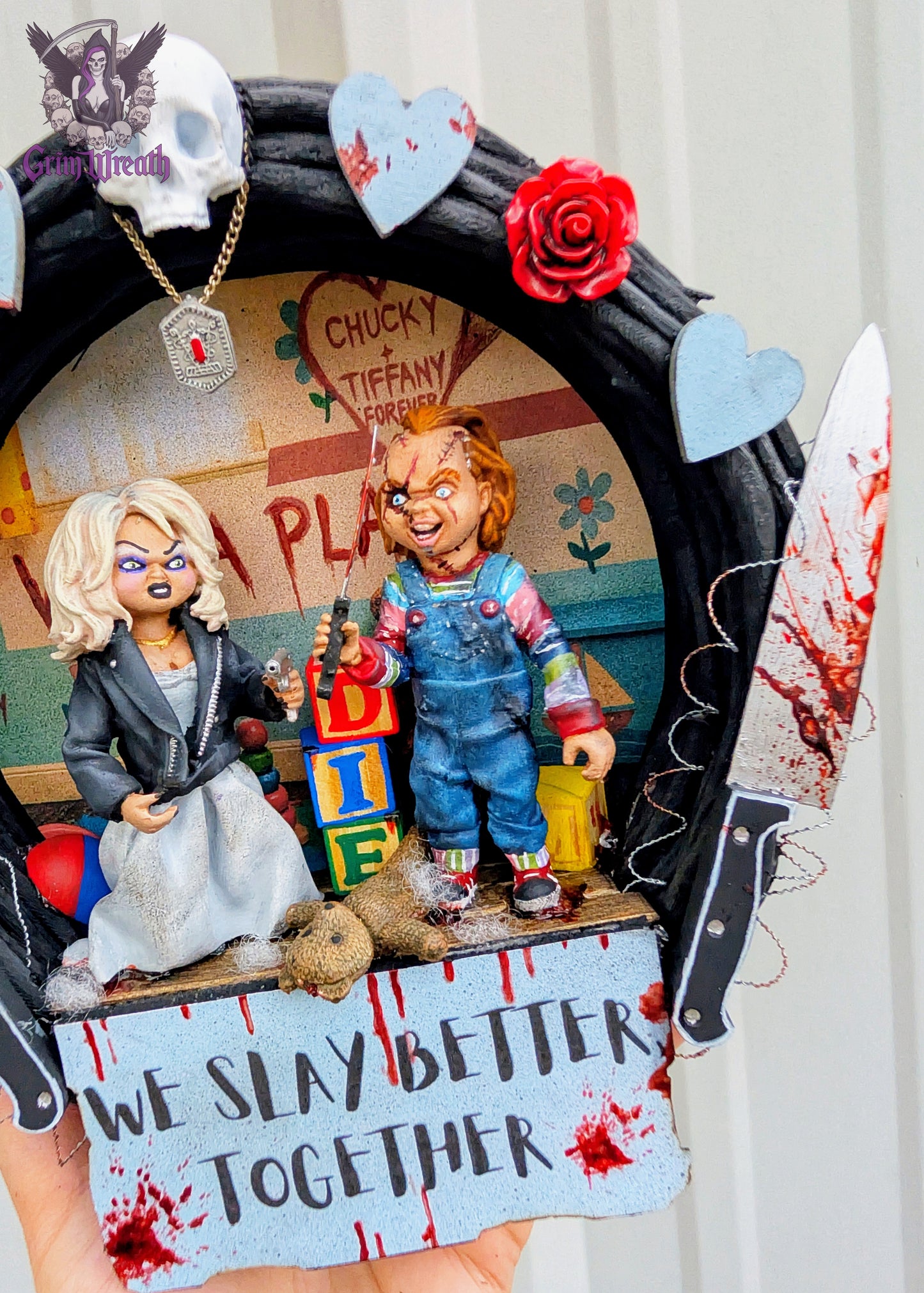 Slay Better, Together Mini Wreath