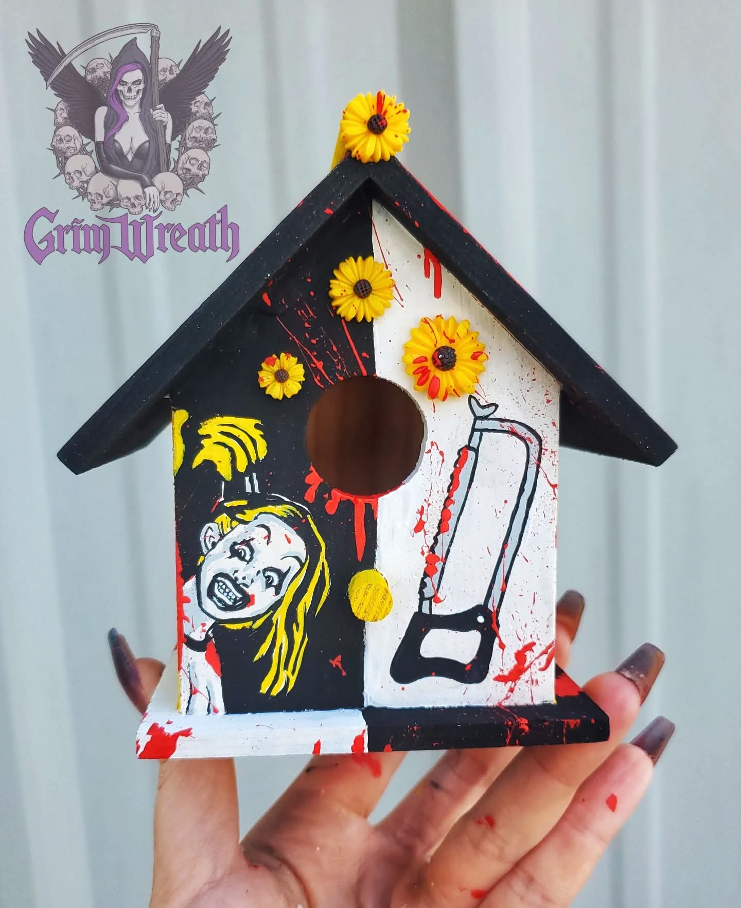 Savage Sunflower Birdhouse