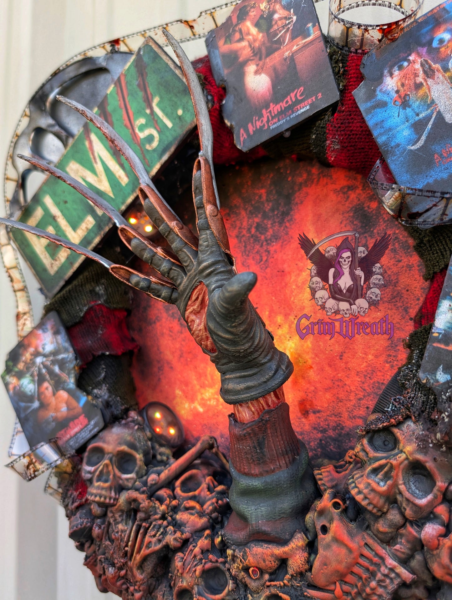 Embers of Elm Street Wreath