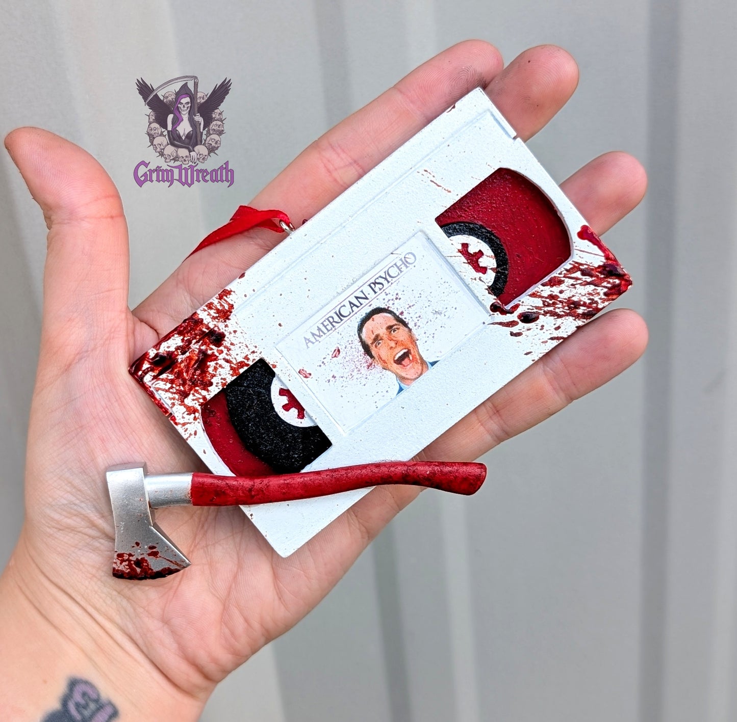 American Psycho VHS Ornament