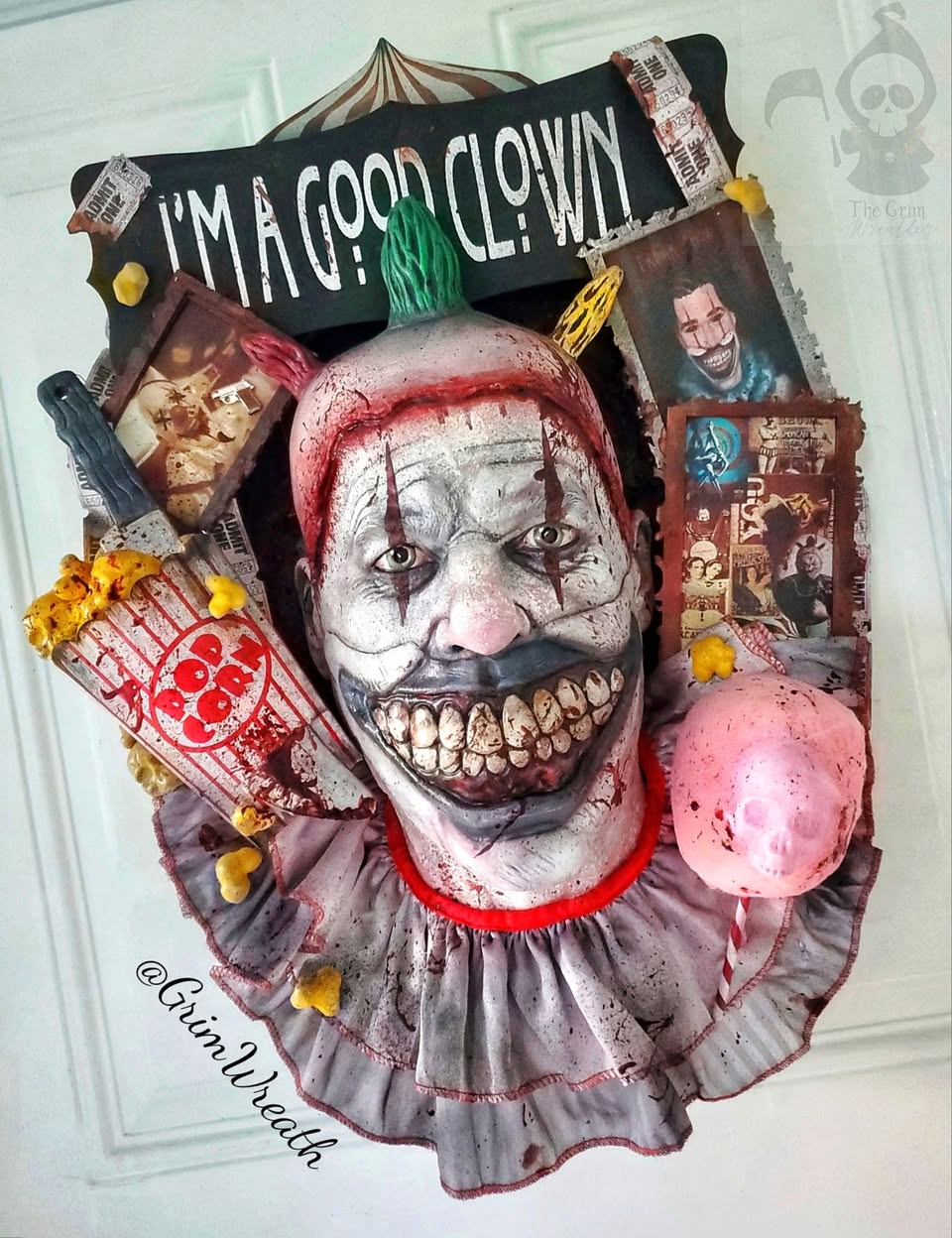 Twisty the Clown Wreath