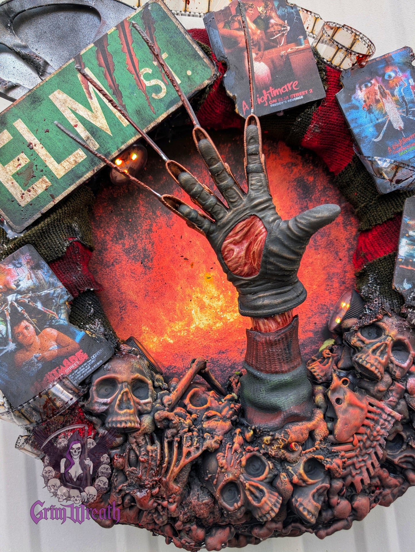 Embers of Elm Street Wreath