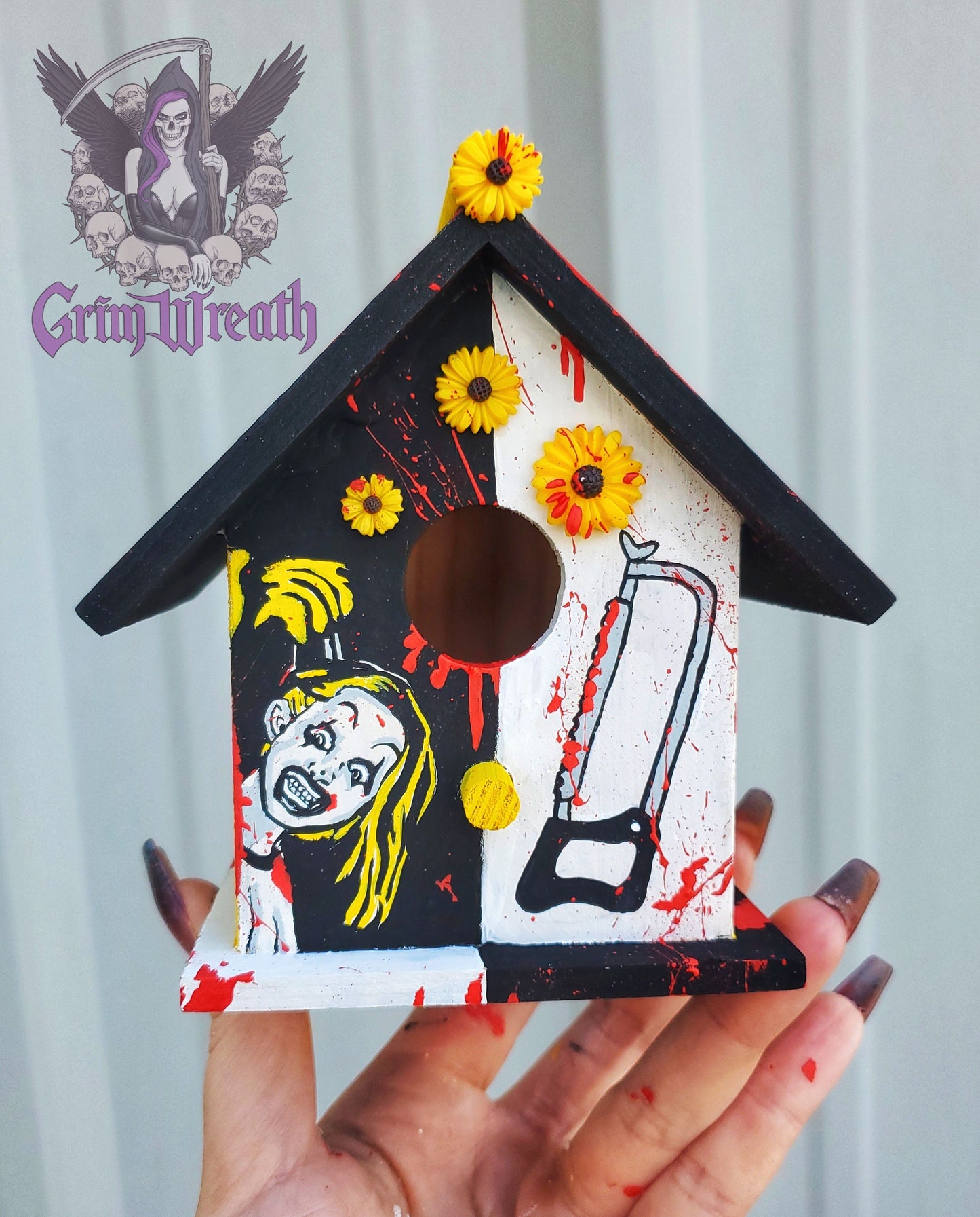 Savage Sunflower Birdhouse