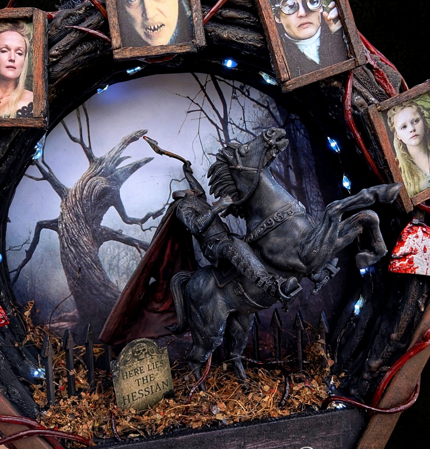 Blood Moon Ride Mini Wreath