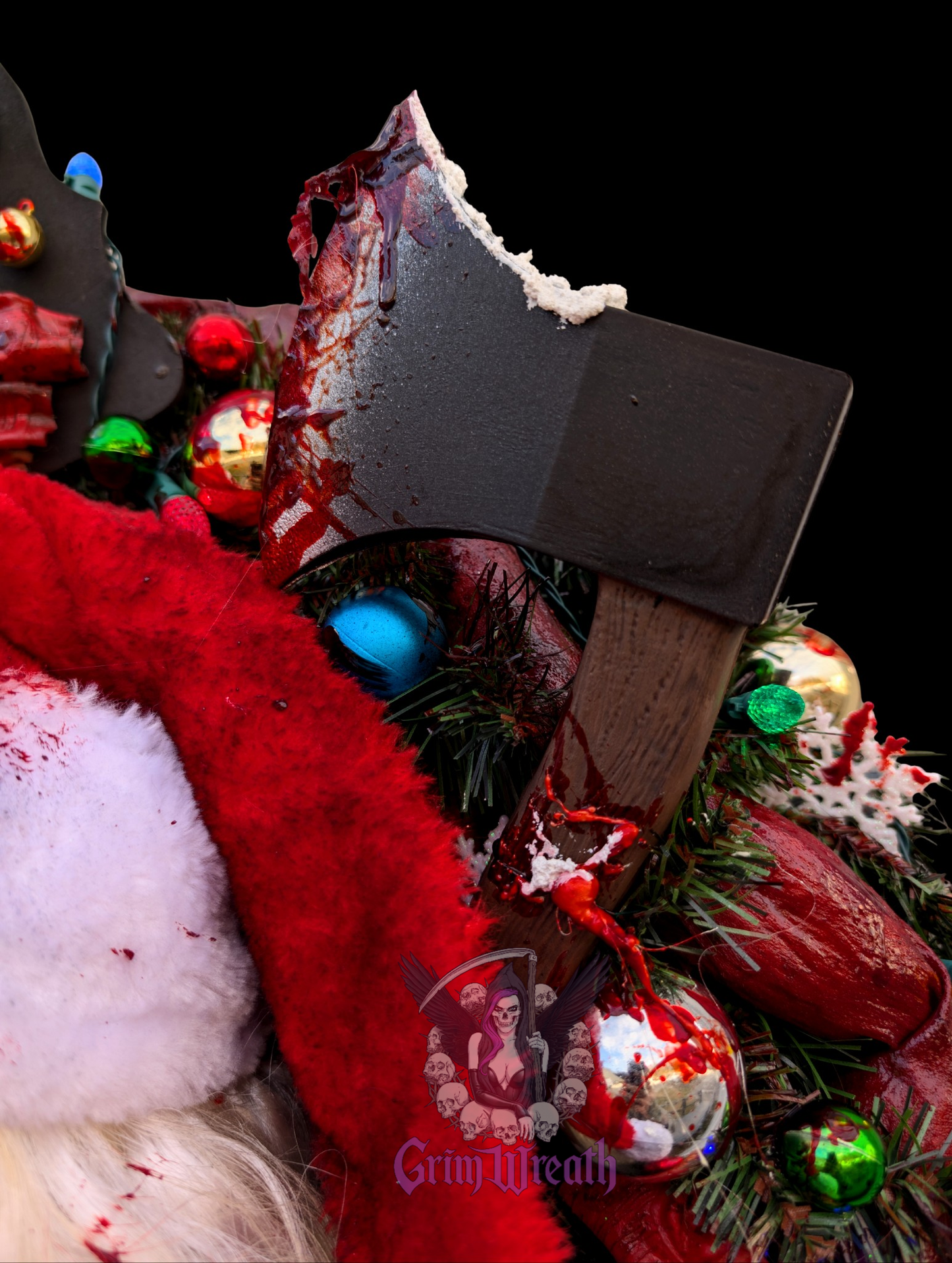 Terrifying Christmas 26x26 Wreath