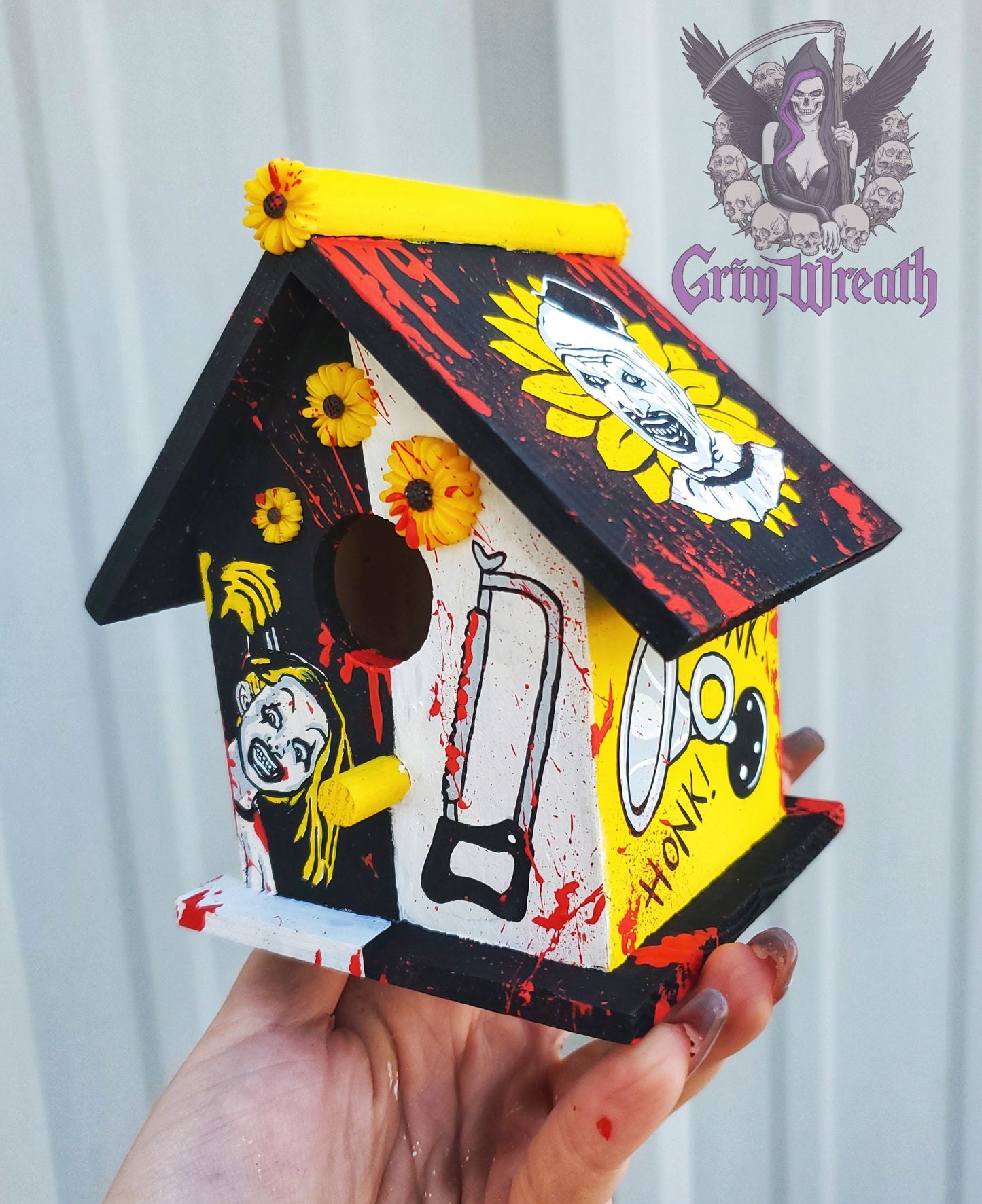 Savage Sunflower Birdhouse