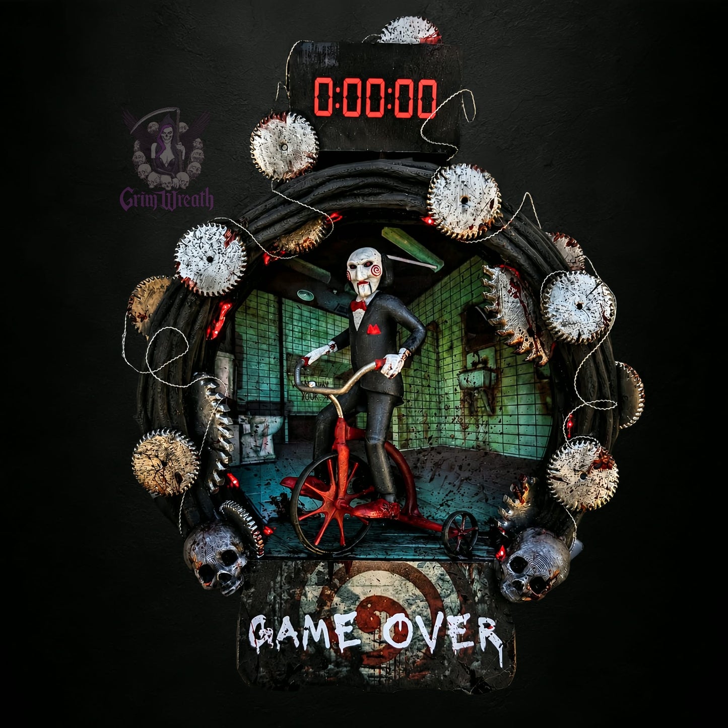 Game Over Mini Wreath