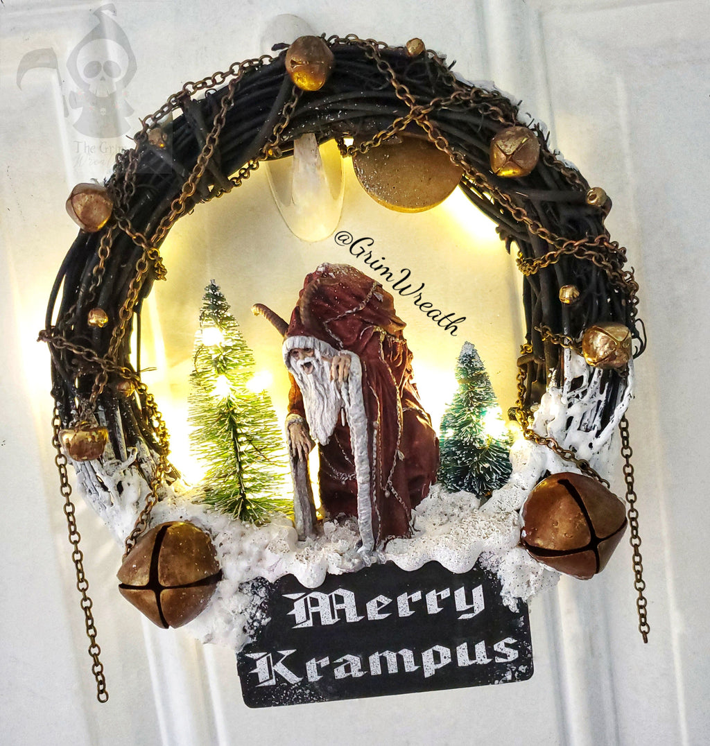 Krampusnacht Mini Wreath (Pre-Order)