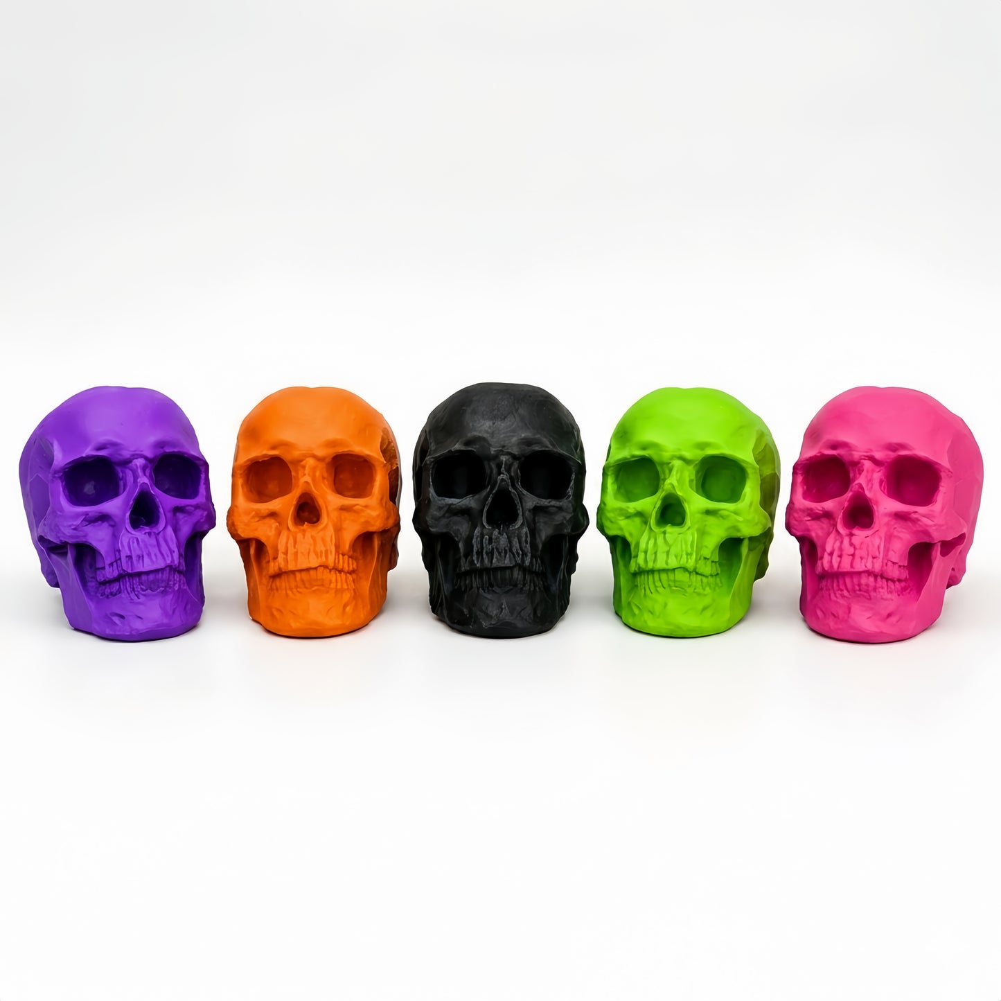 Summerween Neon Skull Planters