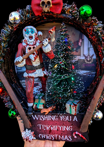 Terrifying Christmas Mini Wreath