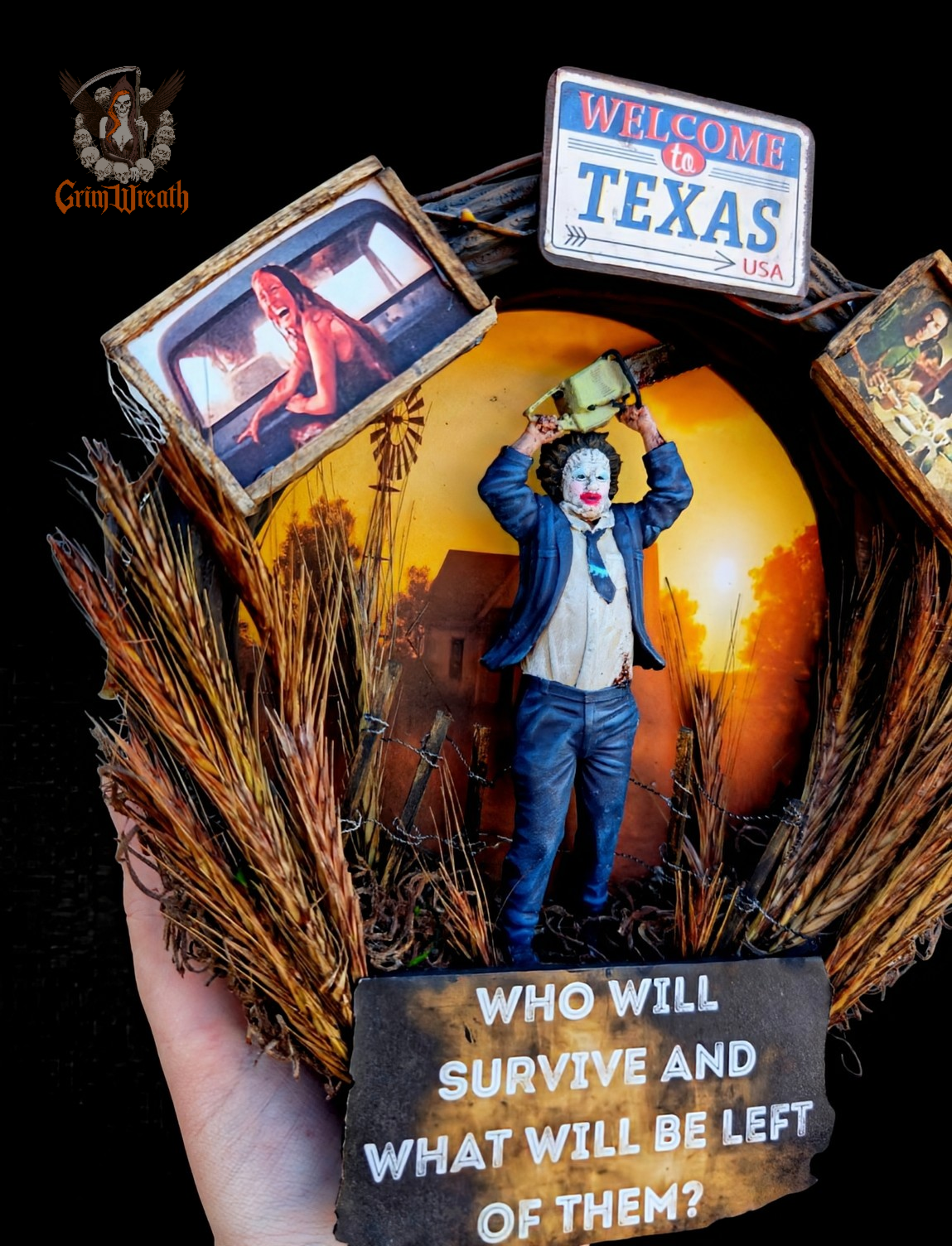 The Saw is Family Mini Wreath