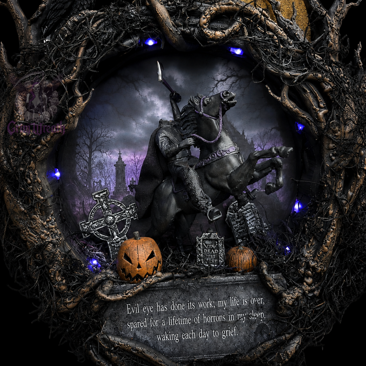Headless Horseman Mini Wreath