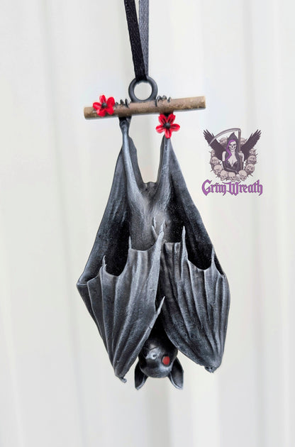 Bat Ornaments (Set of 2)