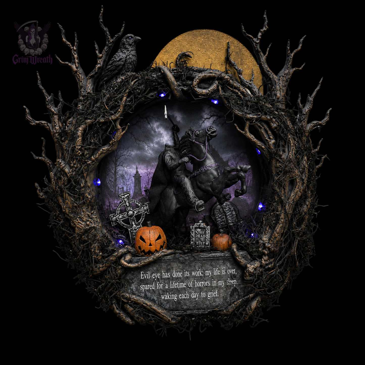 Headless Horseman Mini Wreath