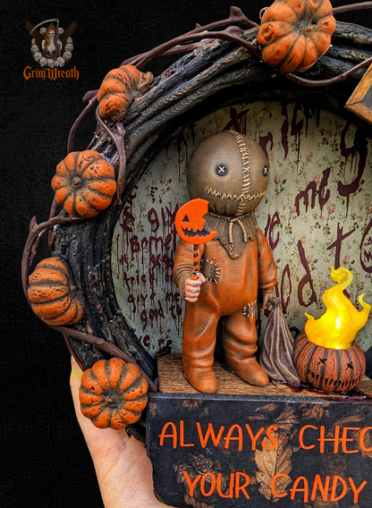 Tricks and Treats Mini Wreath