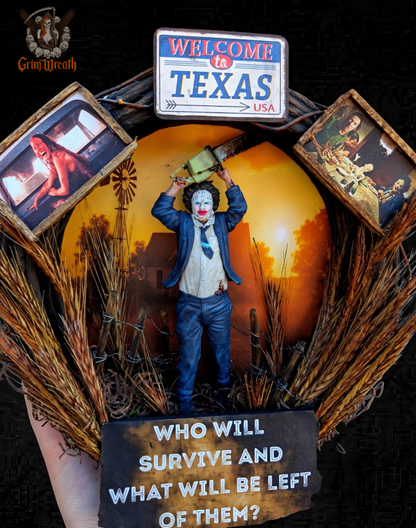 The Saw is Family Mini Wreath