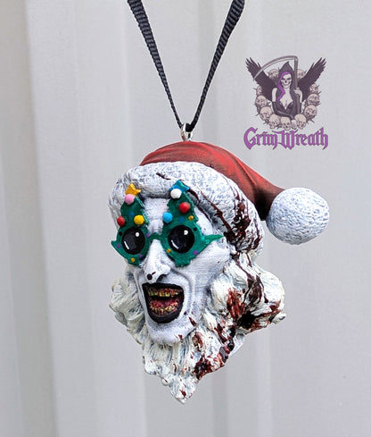 Santa Art Ornament
