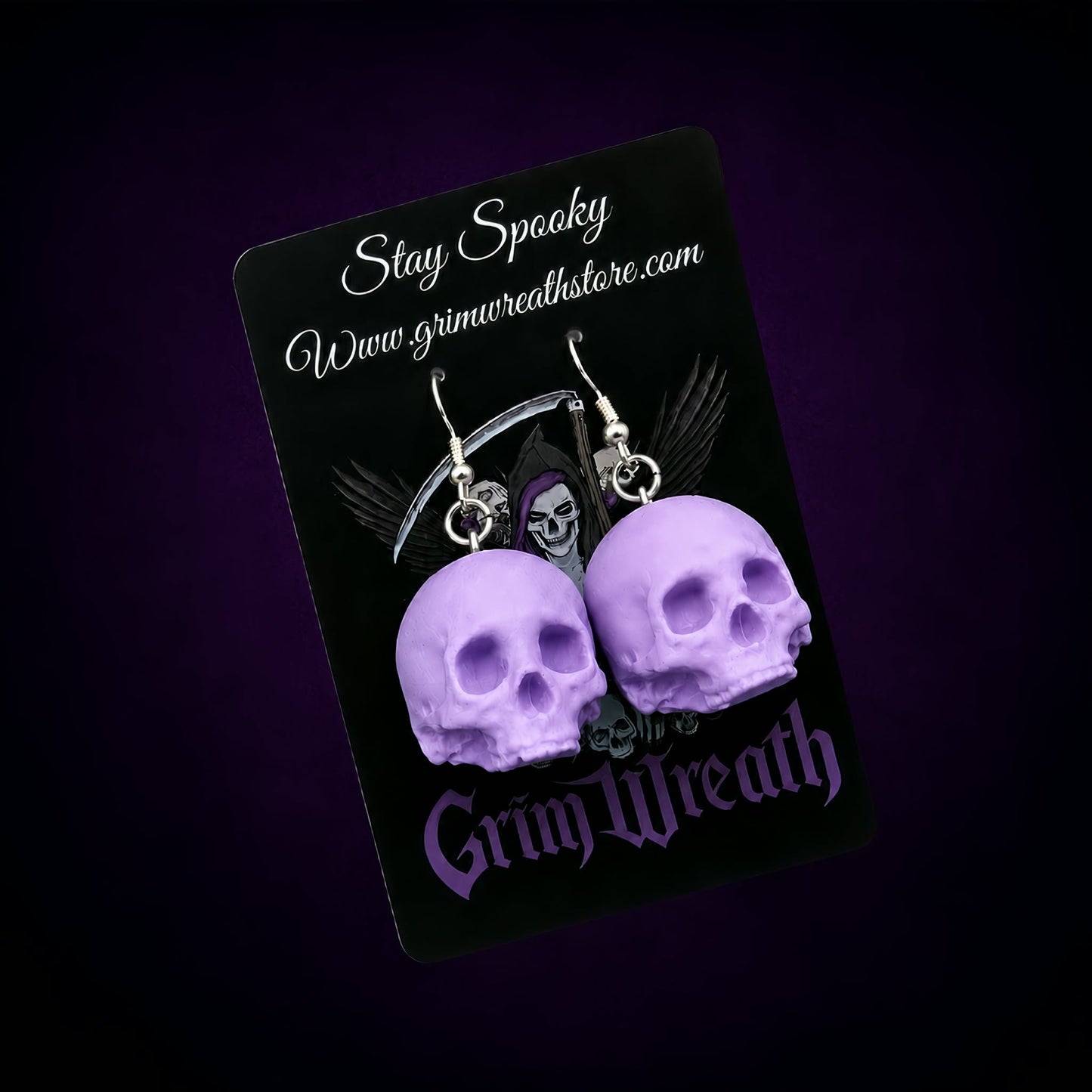 Pastel Skull Earrings