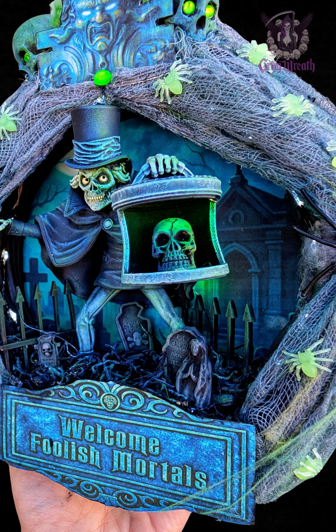 Foolish Mortals Mini Wreath