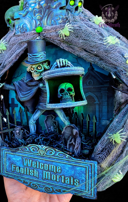 Foolish Mortals Mini Wreath