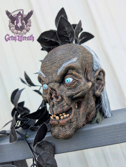 Crypt Keeper Planter/Makeup brush holder