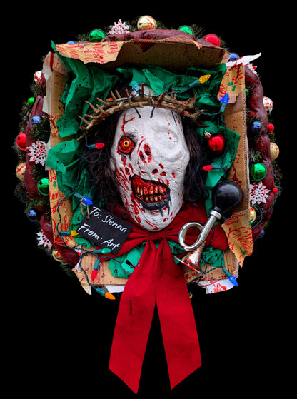 Terrifying Christmas (26x26) Wreath