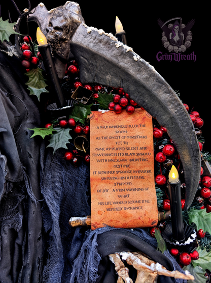 Ghost of Christmas Yet to Come Wreath