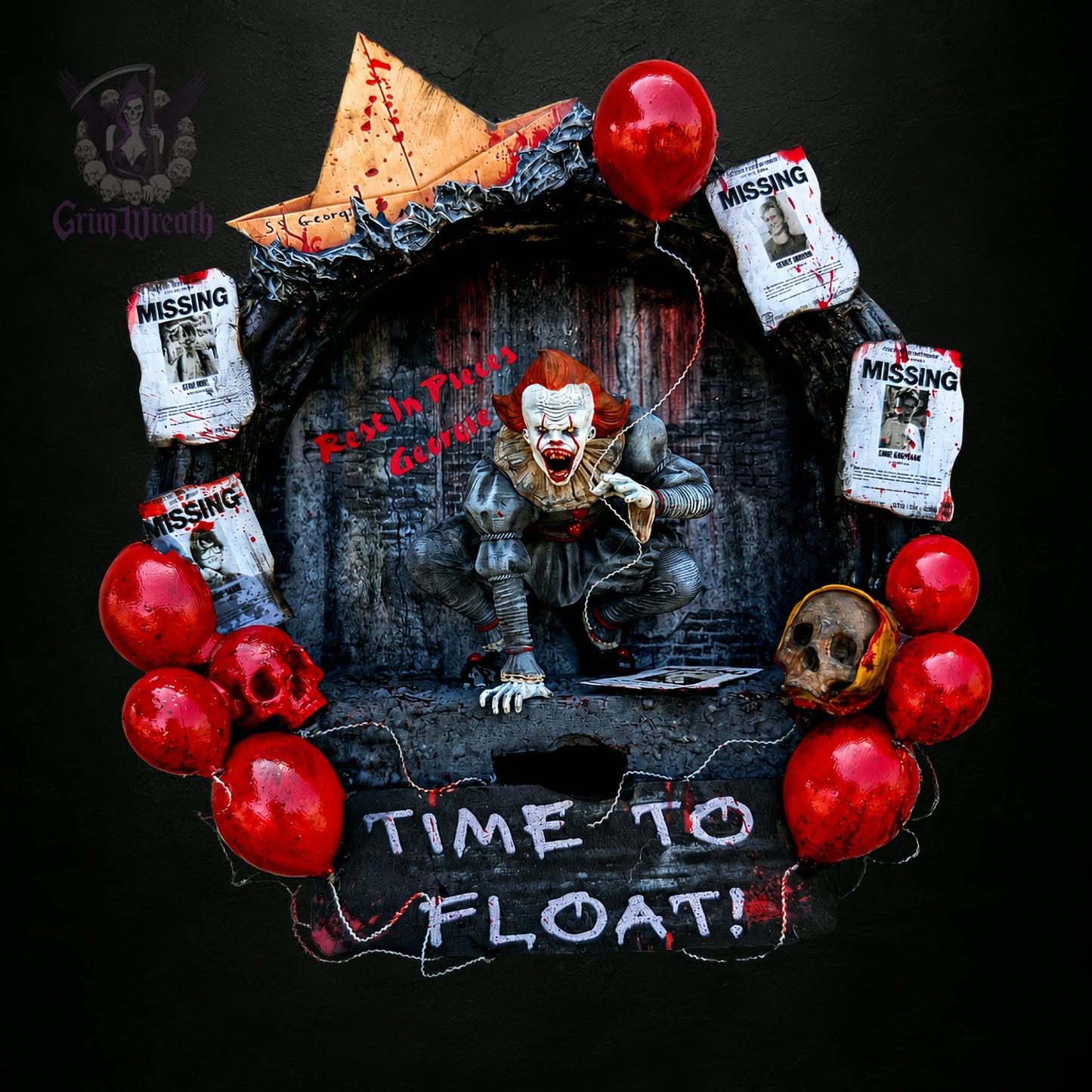 Time to Float Mini Wreath
