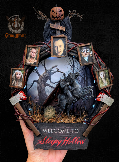 Blood Moon Ride Mini Wreath