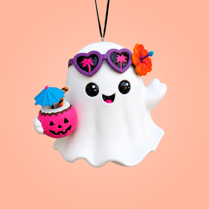 Sunny Boo the Ghost Ornament + Collector's Card