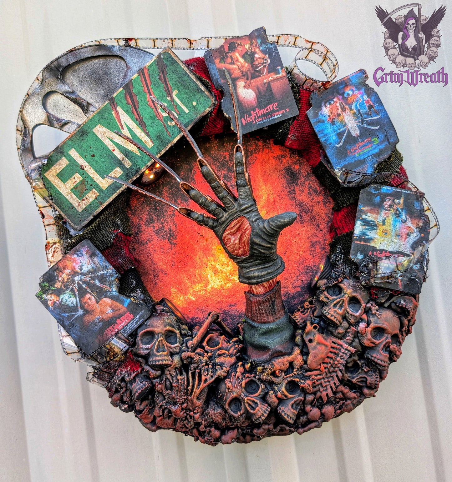 Embers of Elm Street Wreath