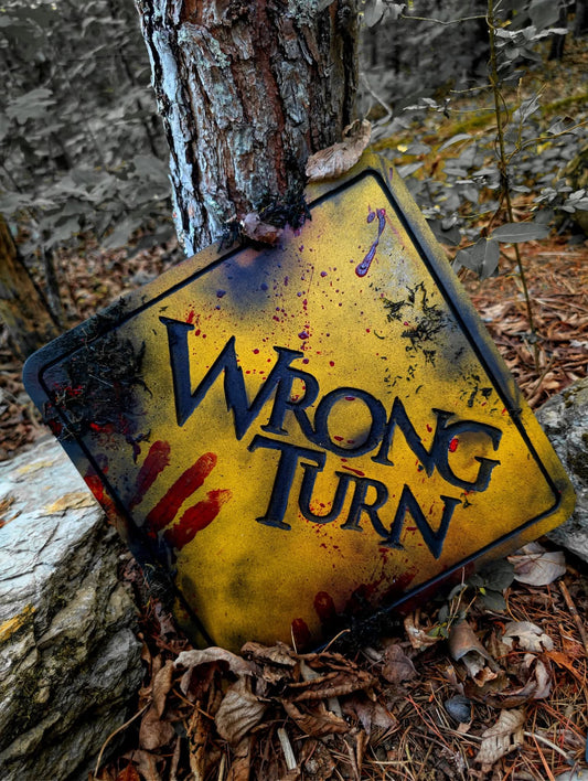 Wrong Turn Sign