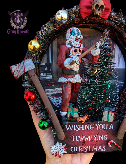 Terrifying Christmas Mini Wreath