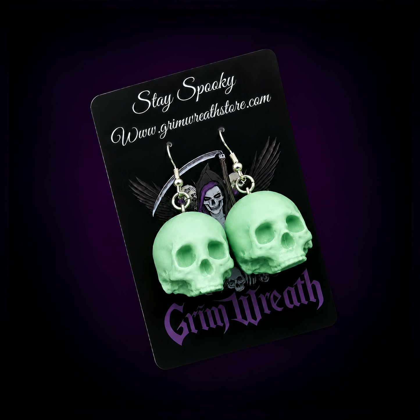 Pastel Skull Earrings