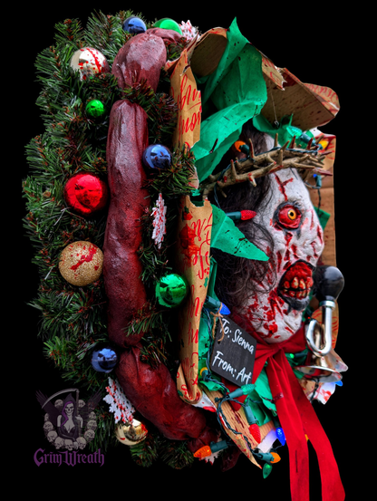 Terrifying Christmas (26x26) Wreath