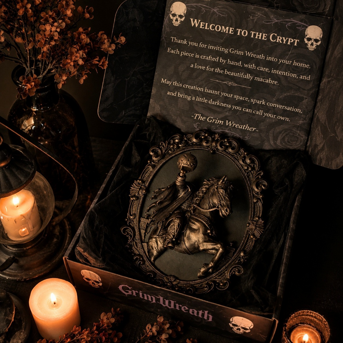 Horseman's Curse Wall Plaque