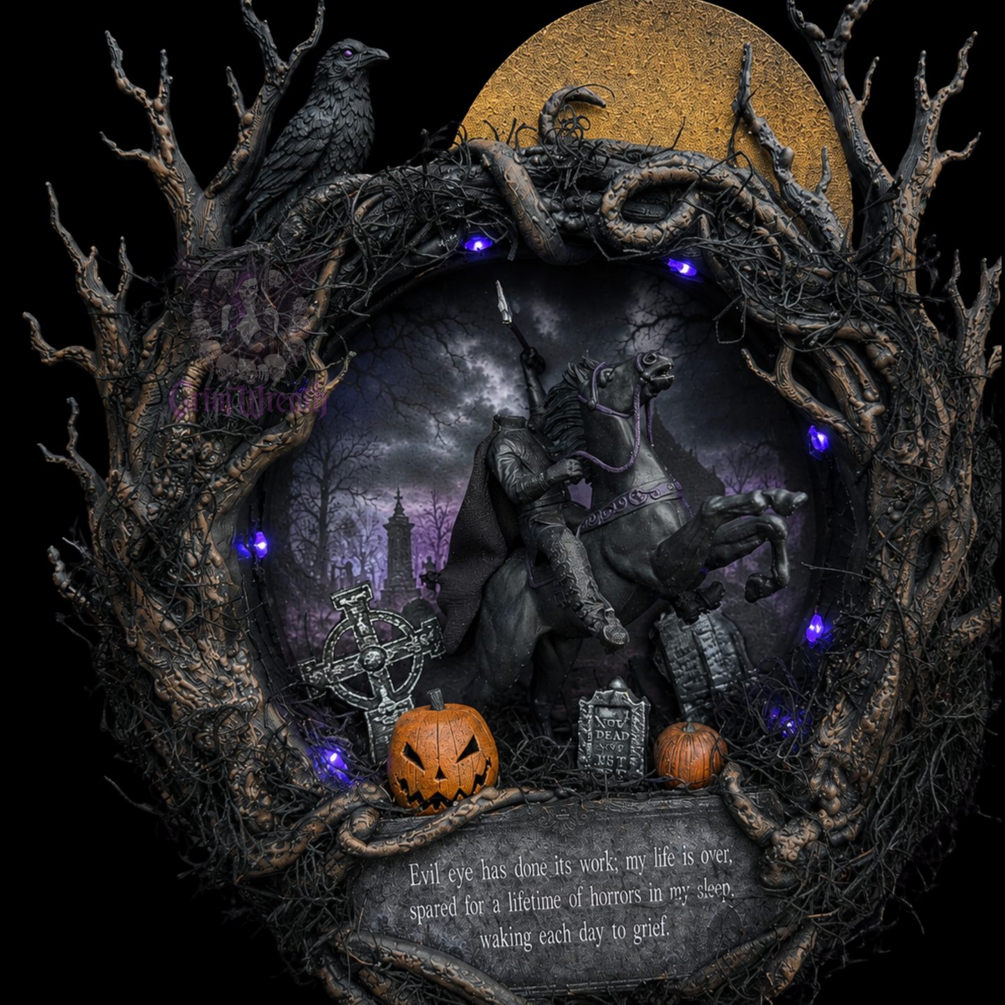 Headless Horseman Mini Wreath