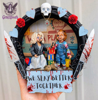 Slay Better, Together Mini Wreath