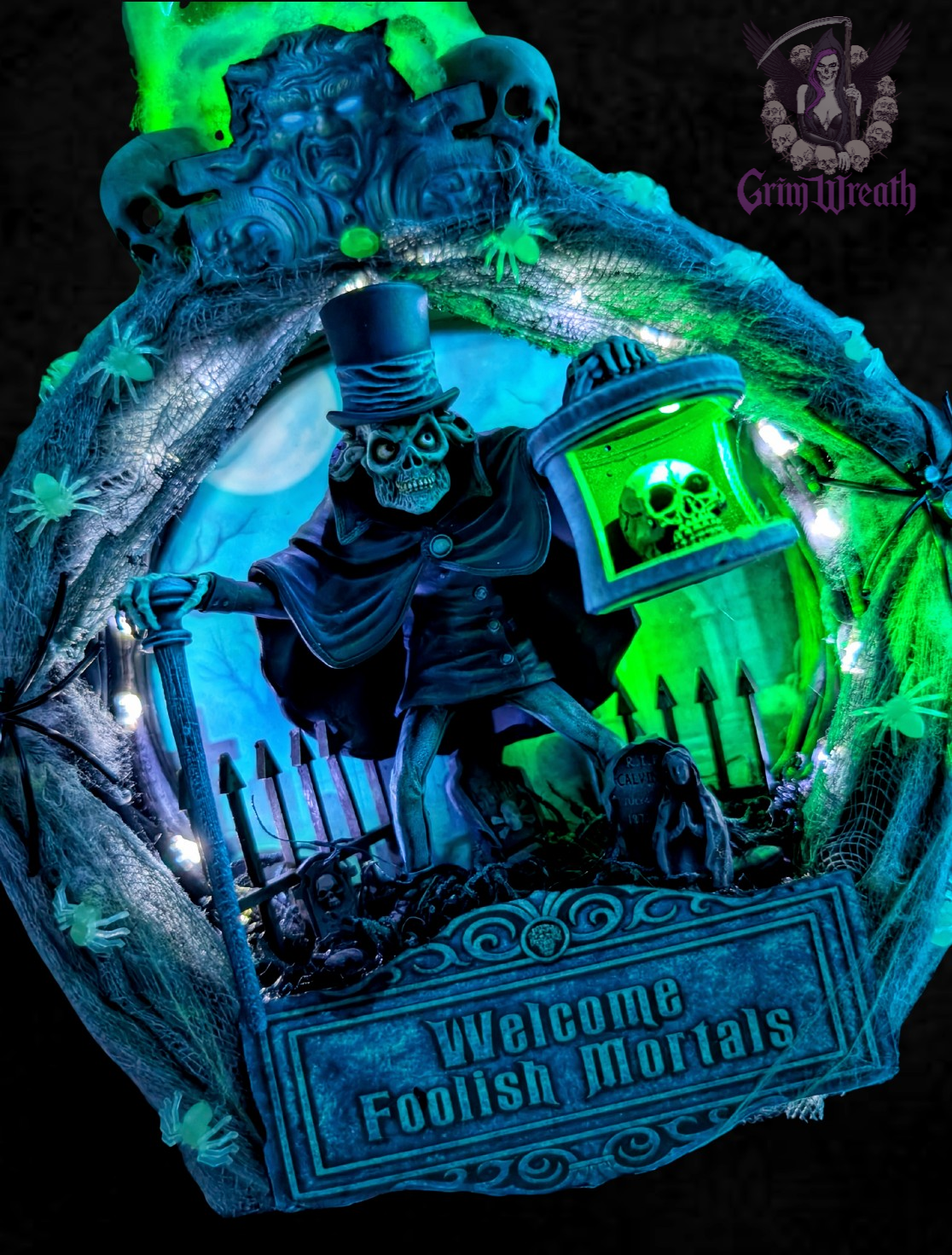 Foolish Mortals Mini Wreath