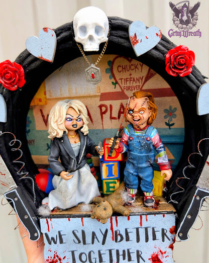 Slay Better, Together Mini Wreath