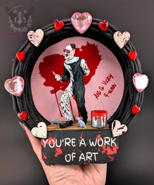 Art is My Heart Mini Wreath