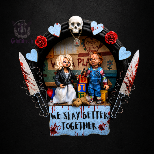 Slay Better, Together Mini Wreath