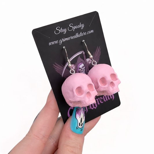 Pastel Skull Earrings