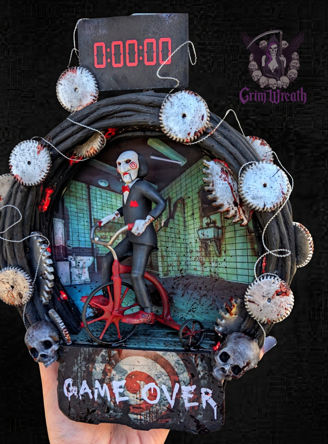 Game Over Mini Wreath